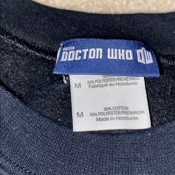 Doctor Who Police Box Union Jack Pullover - Picture 2 of 3